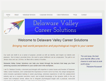 Tablet Screenshot of delawarevalleycareersolutions.com
